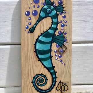 salty striped seahorse