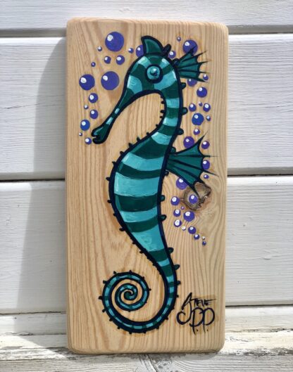 salty striped seahorse
